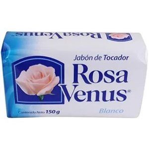 2 PACK Jabon Rosa Venus Blanco White Classic 150g / 5.29 oz Soap Bar